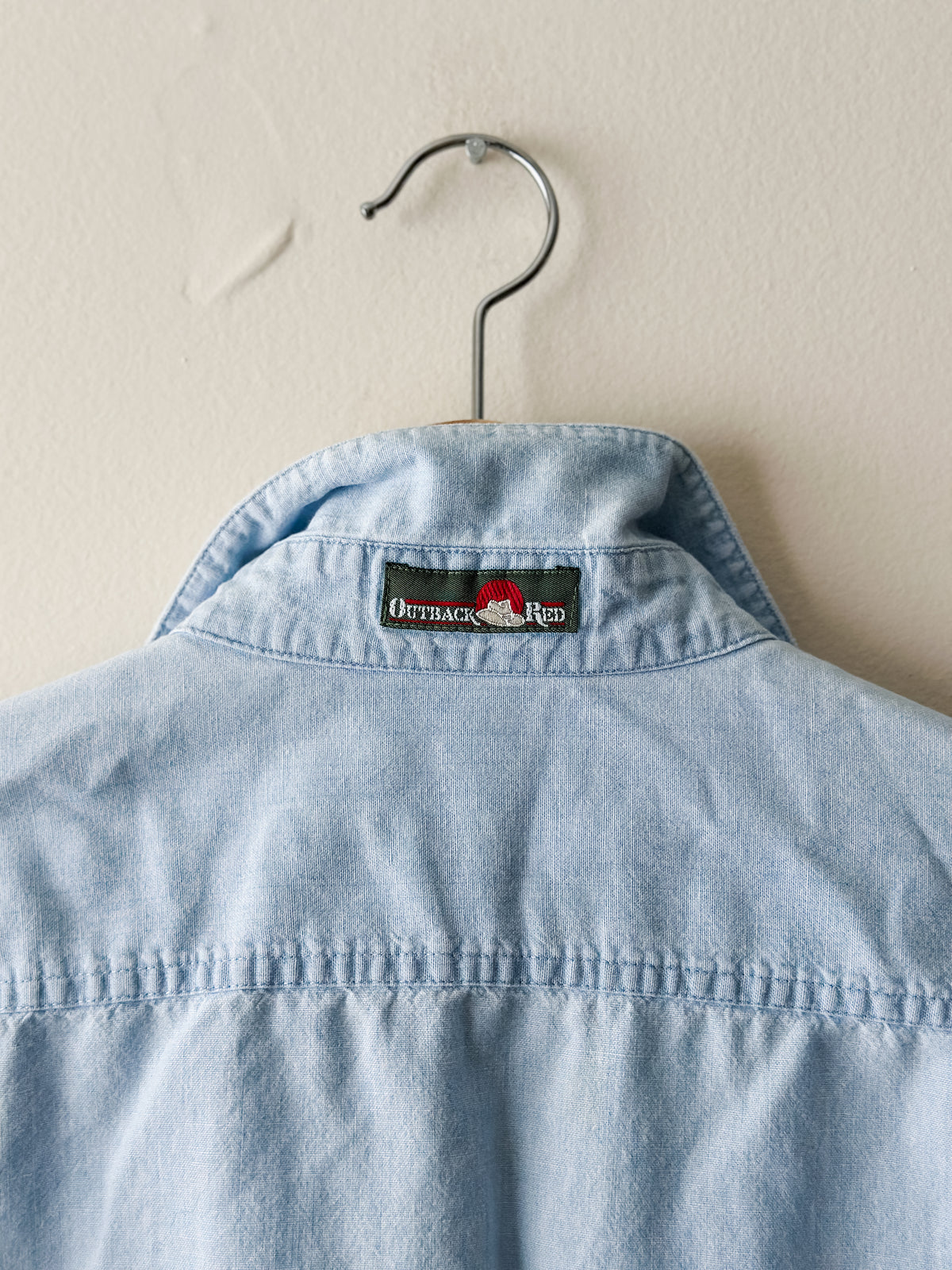 vintage Outback Red chambray shirt (M)