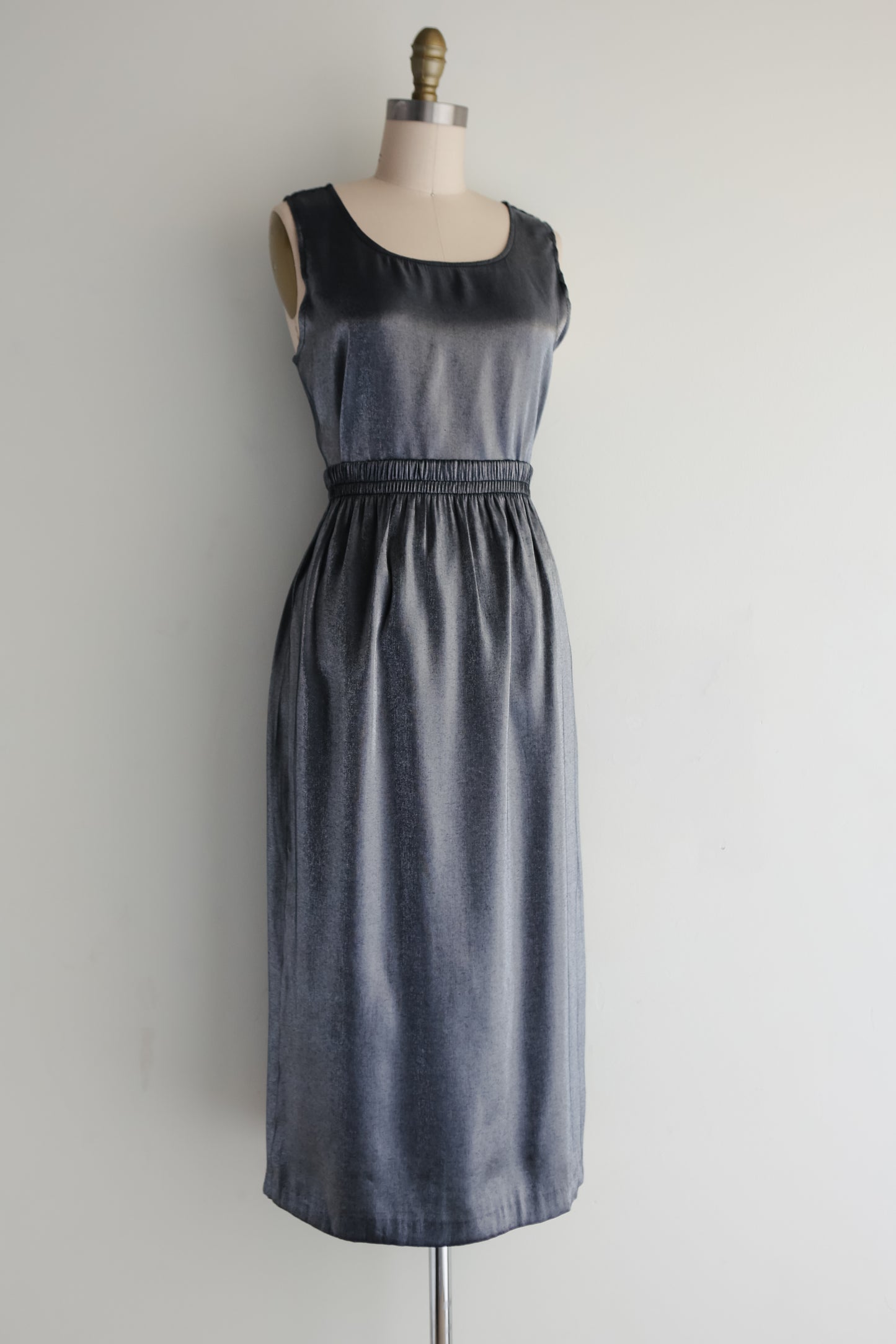 vintage chrome two-piece dress (S/M)
