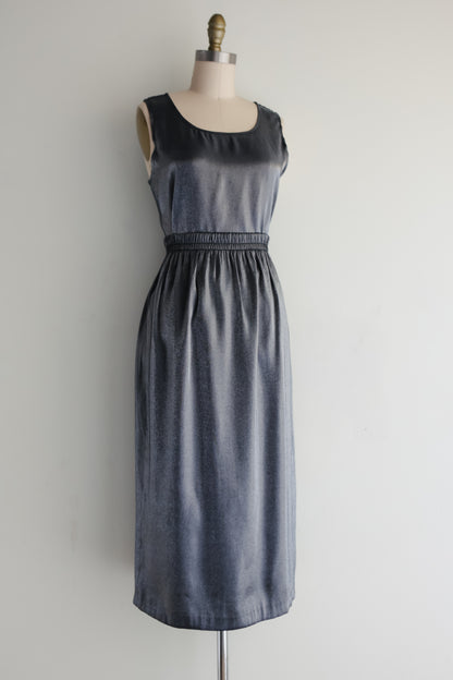 vintage chrome two-piece dress (S/M)