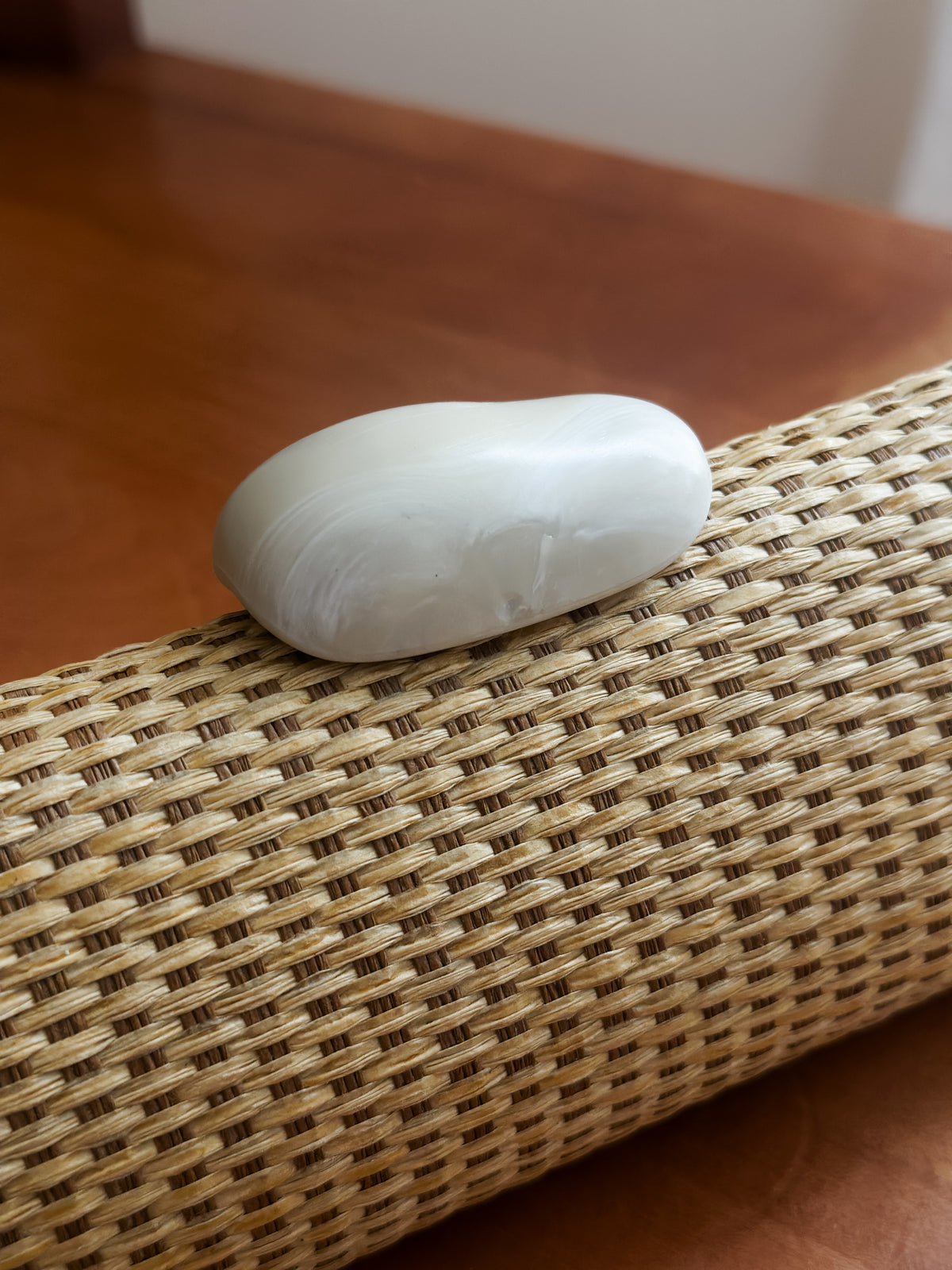 vintage woven sunglass case