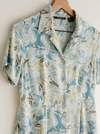 vintage botanical market dress (S/M)