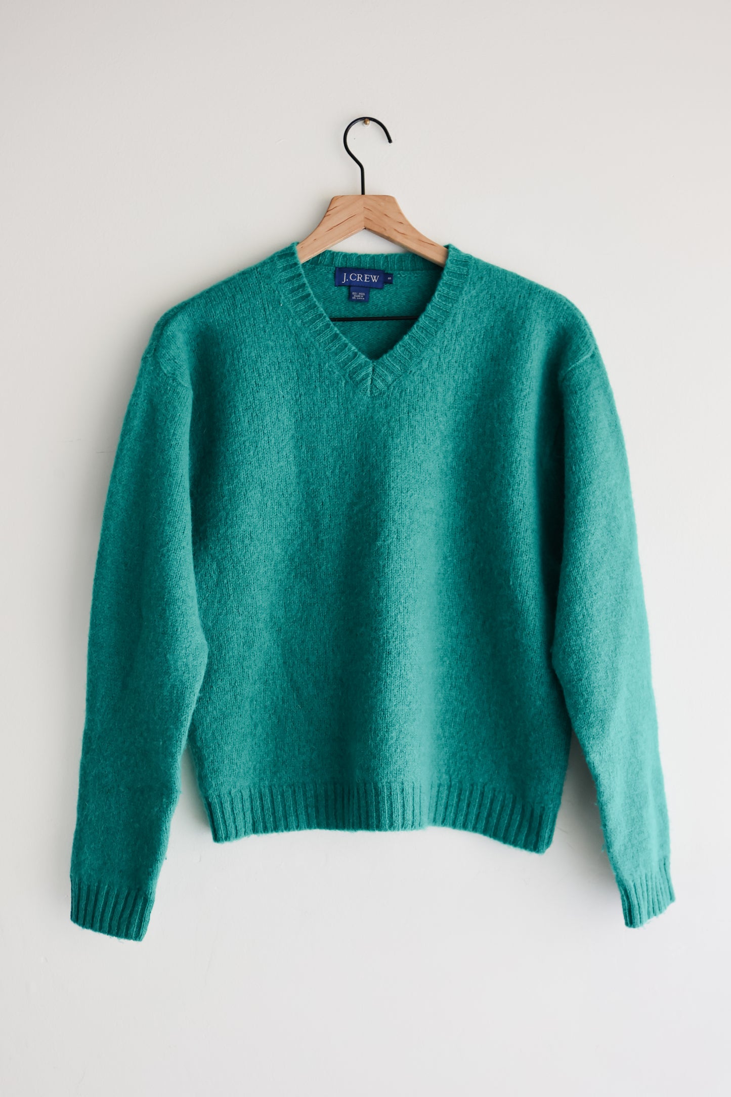 vintage emerald wool J Crew sweater (M)