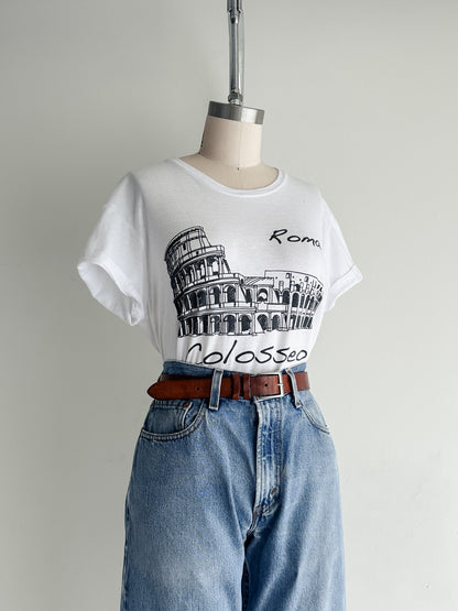 vintage screenprint vacation tee (S)