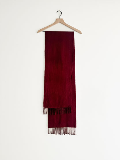 vintage merlot cashmere scarf