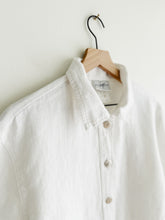 Load image into Gallery viewer, vintage white linen jacket (M)
