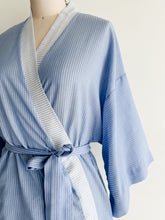 Load image into Gallery viewer, vintage striped cotton Pierre Cardin robe (S)
