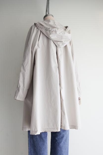vintage canvas hooded swing jacket (M)