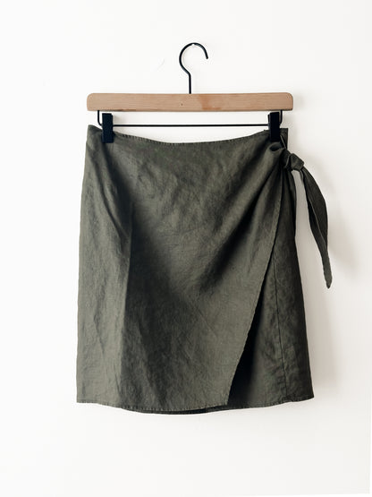 vintage Banana Republic Safari days linen skirt (M)