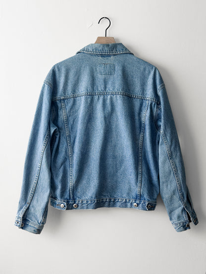 vintage early Old Navy oversized jean jacket (M)