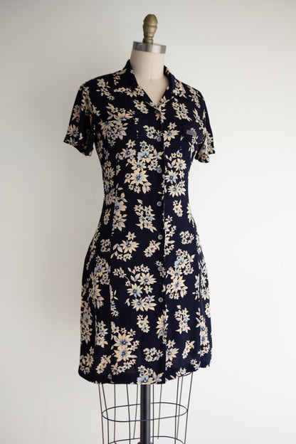 vintage Calvin Klein botanical mini dress (S)