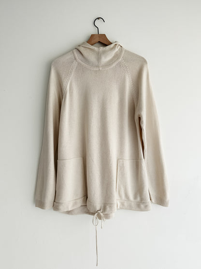 vintage silk-cashmere lounge sweater (L)