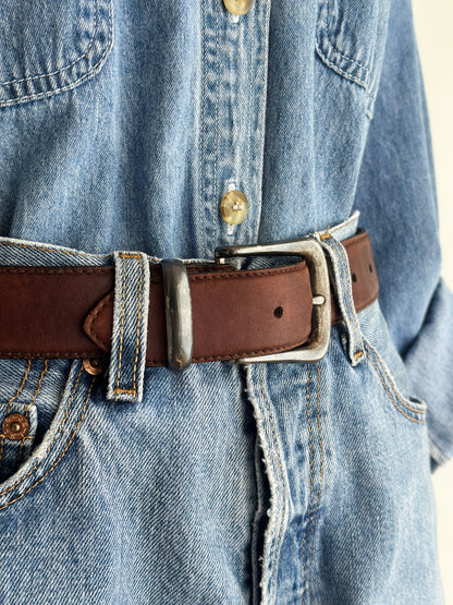 vintage leather belt (S)