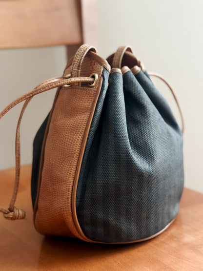 vintage 80s Fendi Pequin bag