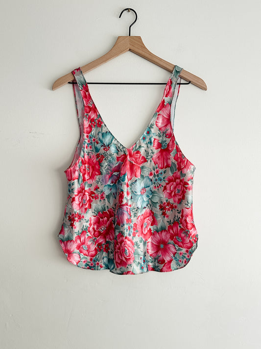 vintage silky tank (M)