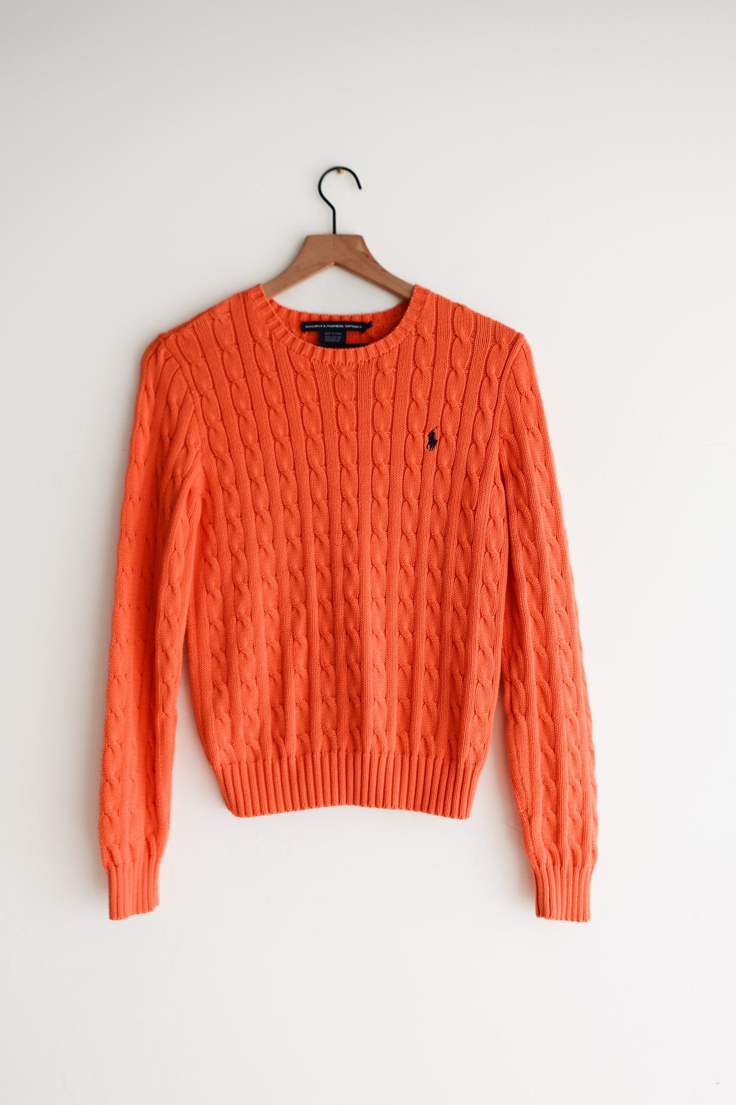 vintage RL cotton sweater (S)