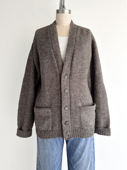 vintage hearth wool cardigan (M)