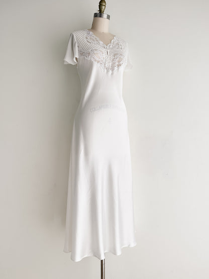 vintage Christian Dior satin chemise (S)