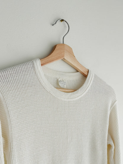 vintage thermal cotton top (S/M)