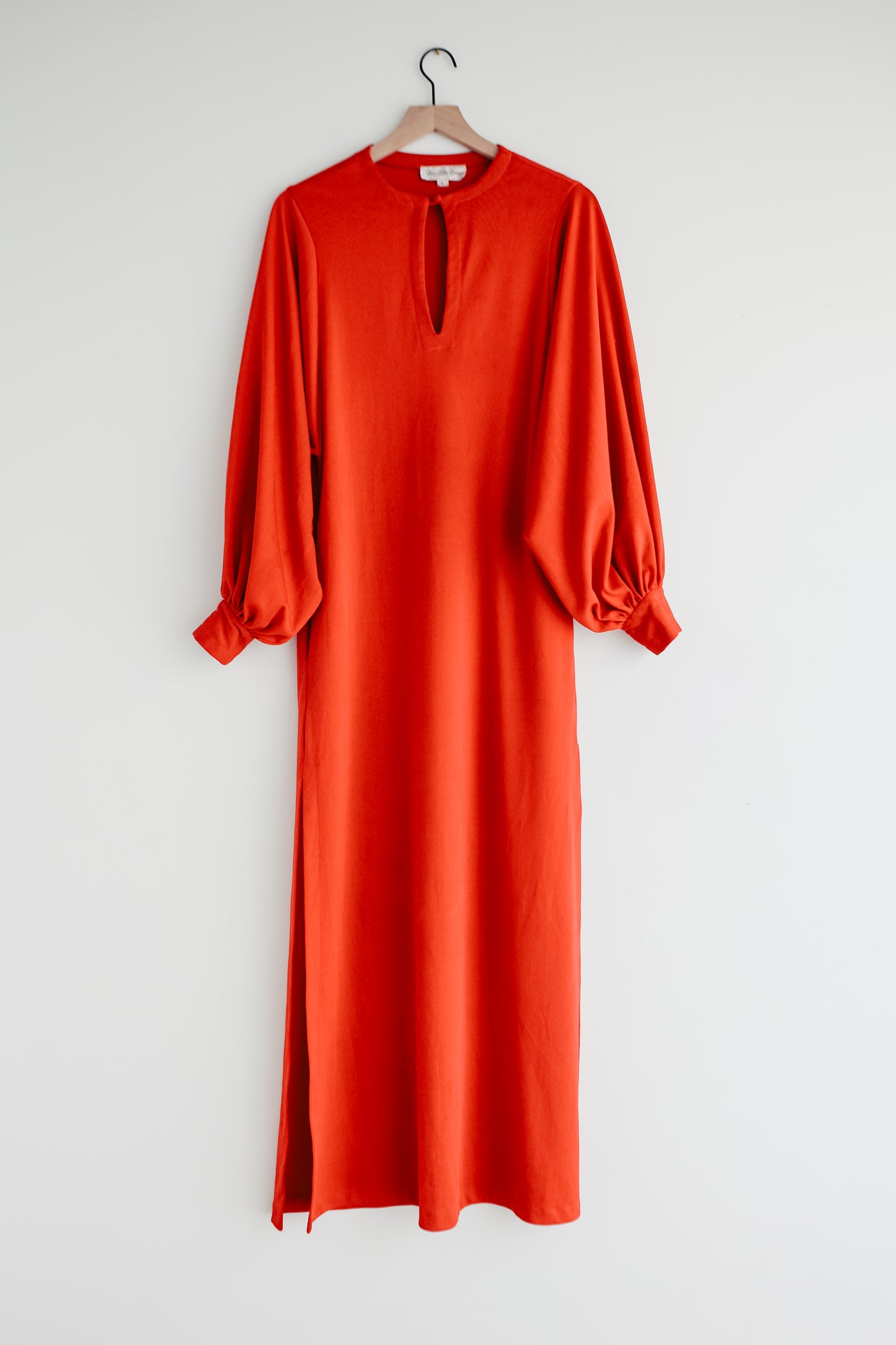 vintage red Saks party dress (S)