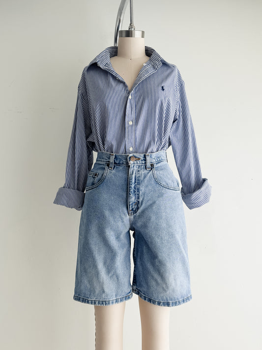 vintage mid-length jean shorts (S)