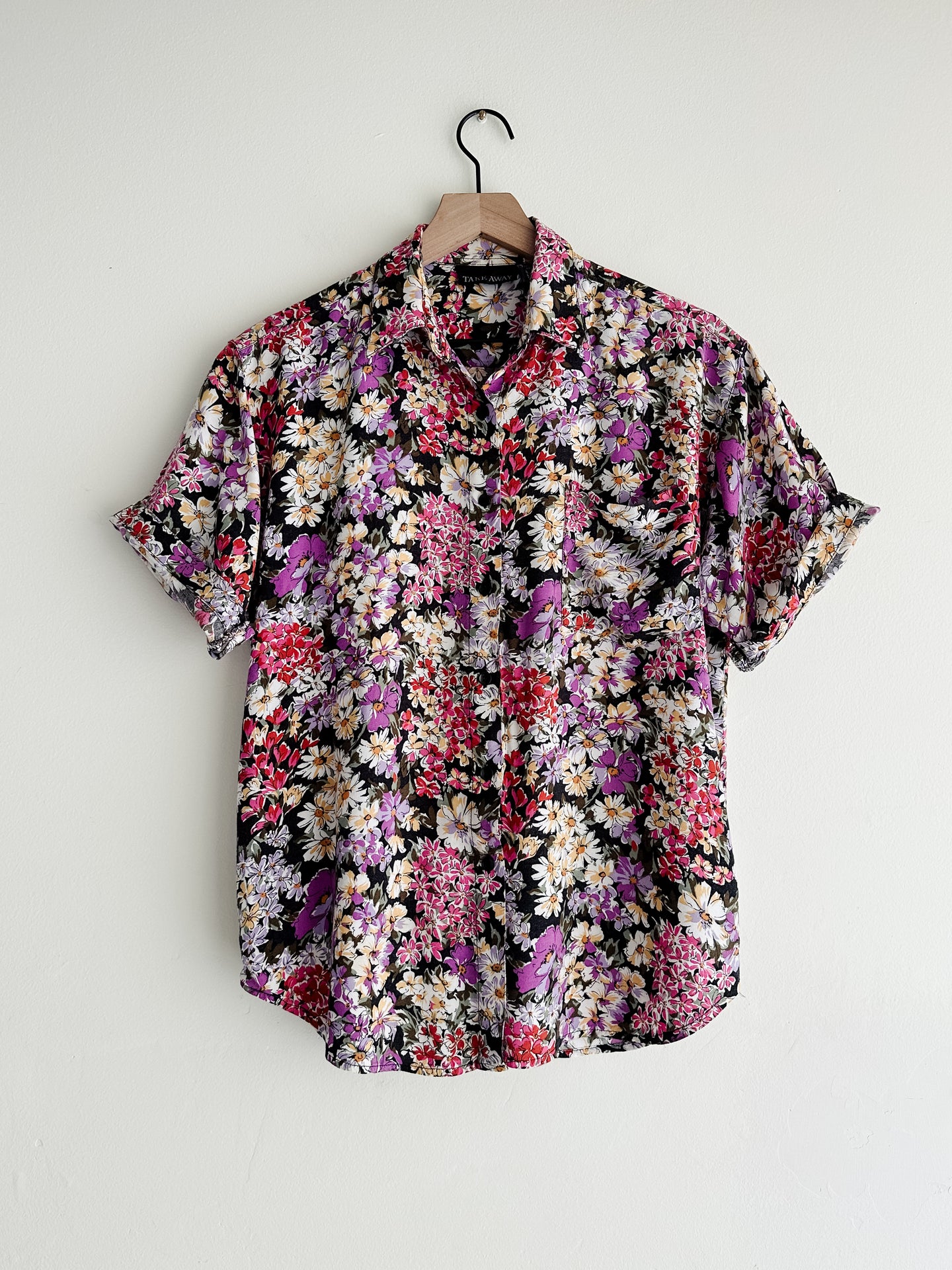 vintage botanical shirt (M)