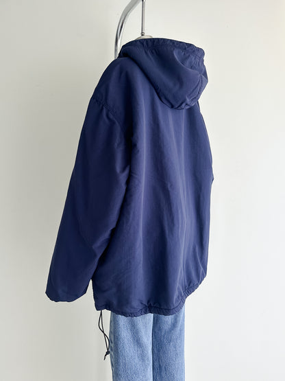 vintage 90s J Crew blue lined anorak (XL)