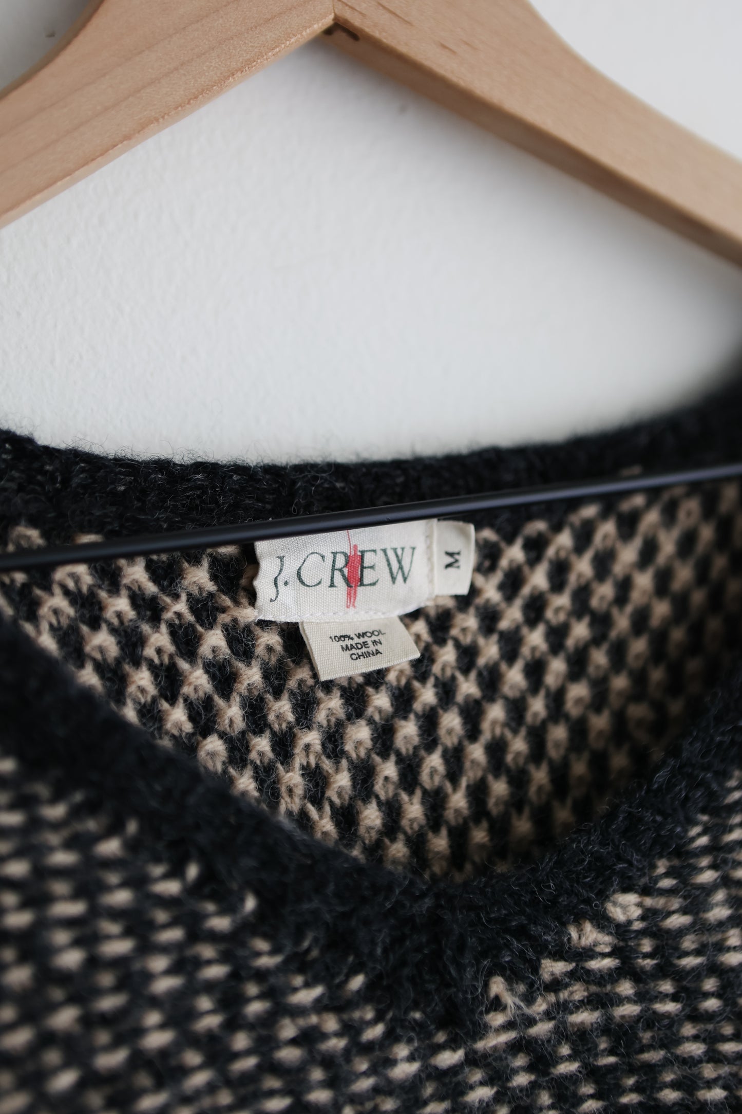 vintage J Crew wool sweater (M)