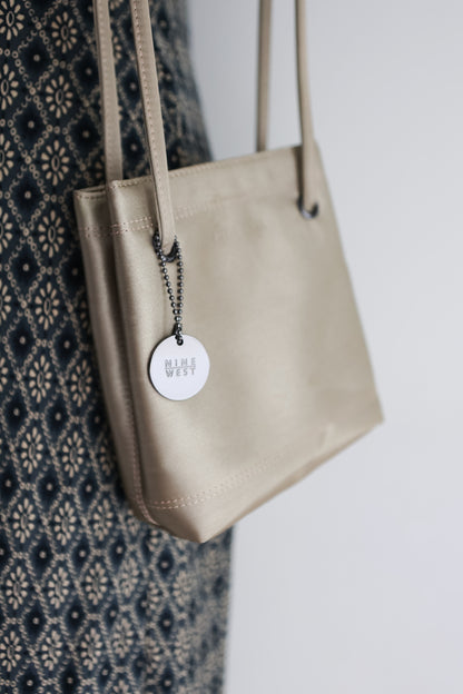 vintage champagne mini purse