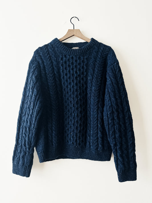 vintage LL Bean Irish wool sweater (L)