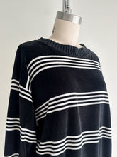 Load image into Gallery viewer, vintage striped velour sweatshirt (L)
