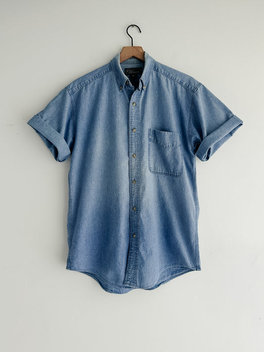 vintage denim work shirt (L)
