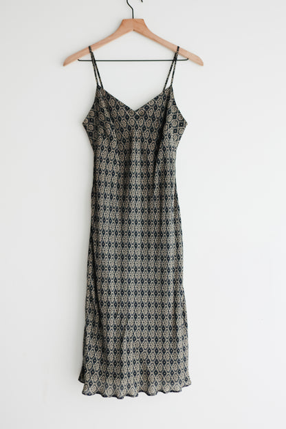 vintage silk slip dress (S/M)