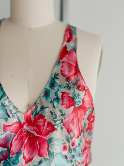 vintage silky tank (M)