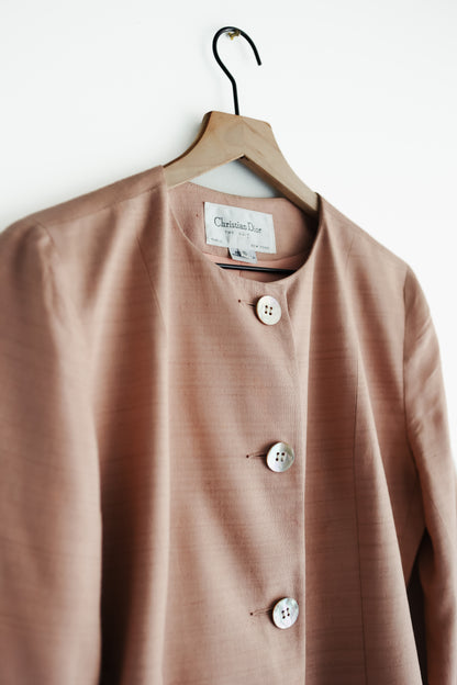 vintage Christian Dior silk jacket (S/M)