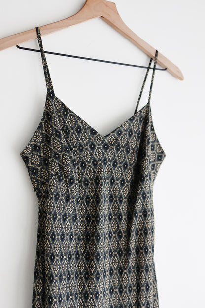 vintage silk slip dress (S/M)