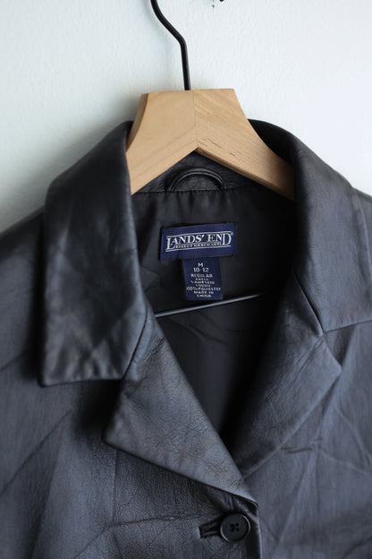 vintage soft leather coat (M)