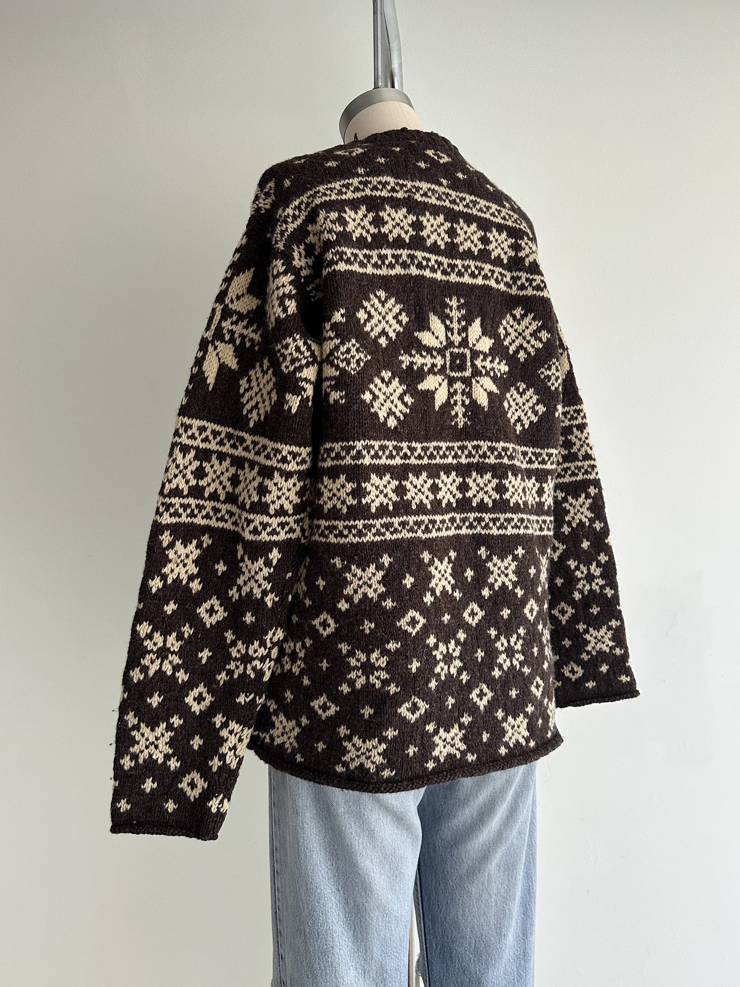 vintage J Crew winter wool sweater (S/M)