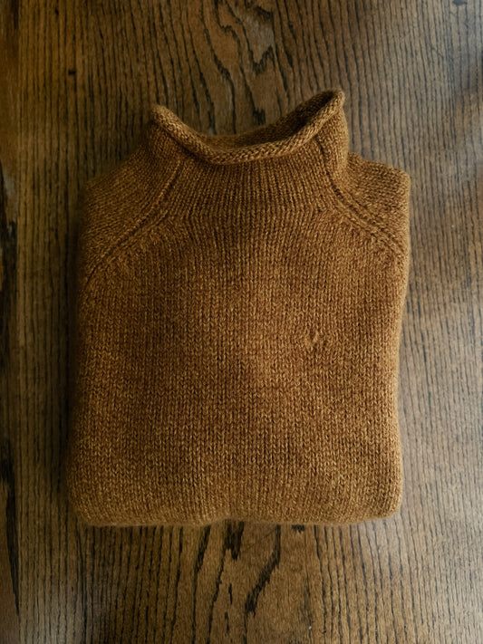 vintage J Crew Dijon rollneck wool sweater (M)