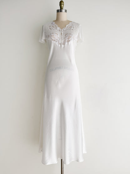 vintage Christian Dior satin chemise (S)