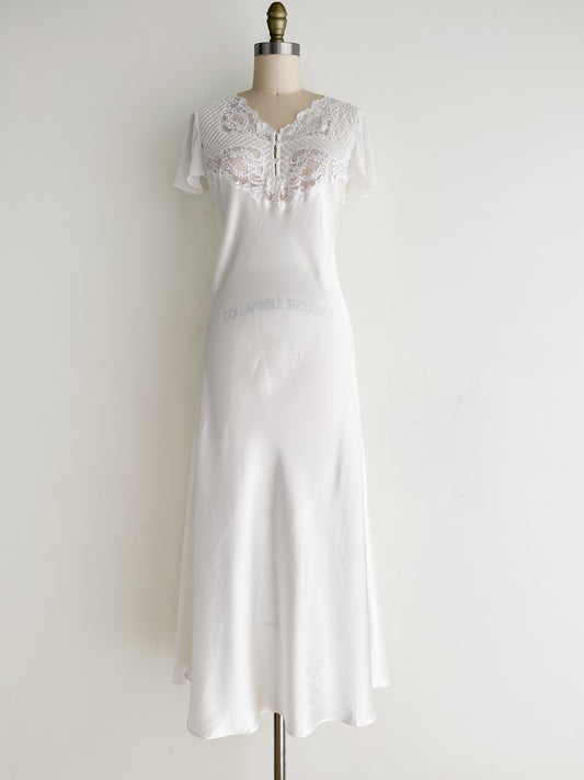 vintage Christian Dior satin chemise (S)