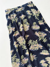 Load image into Gallery viewer, vintage crepe tropics skirt (M)
