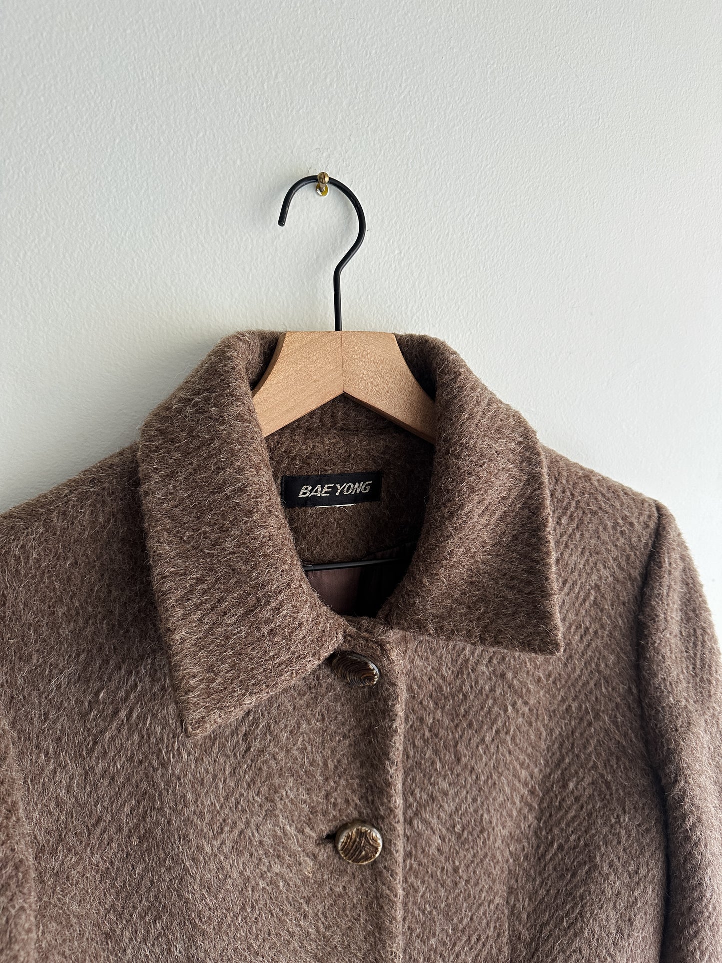 vintage wool winter coat (S)