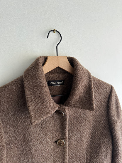 vintage wool winter coat (S)