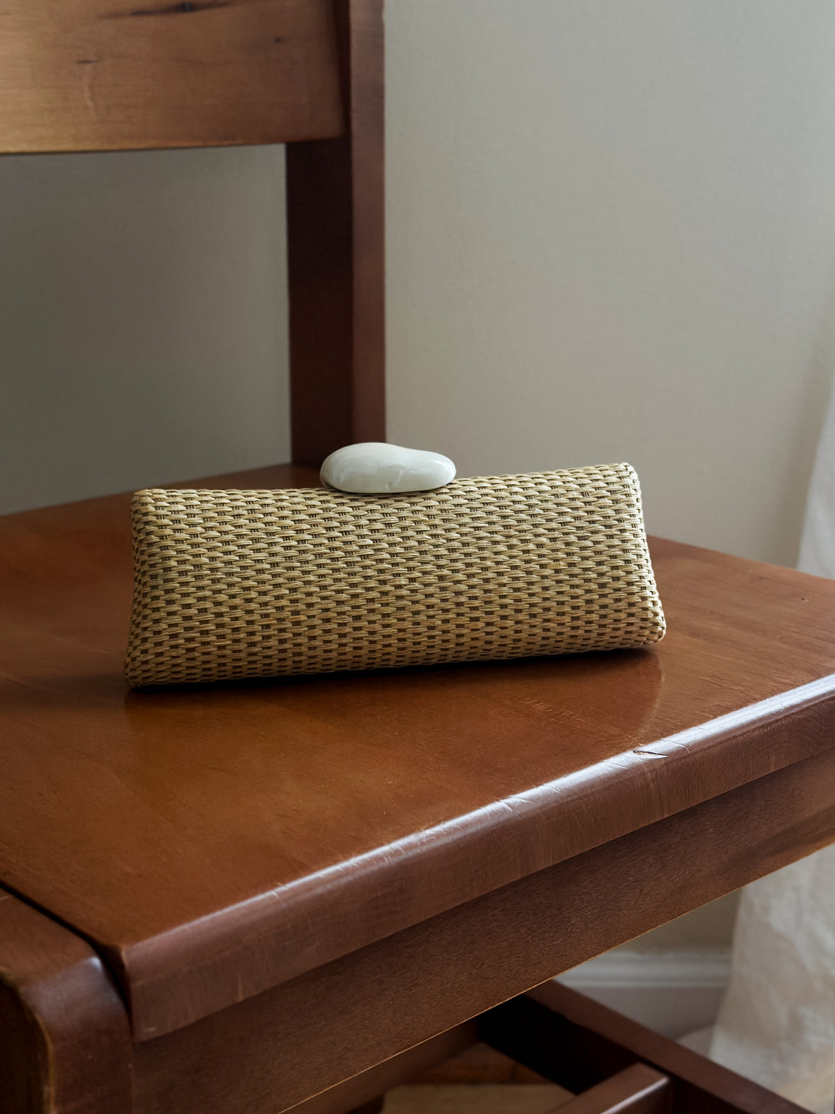 vintage woven sunglass case