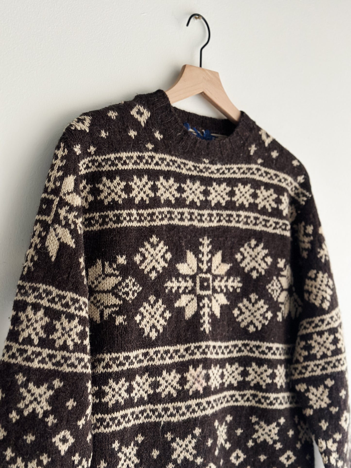 vintage J Crew winter wool sweater (S/M)