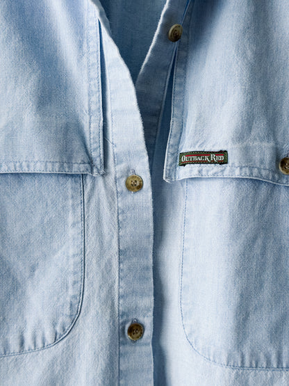 vintage Outback Red chambray shirt (M)