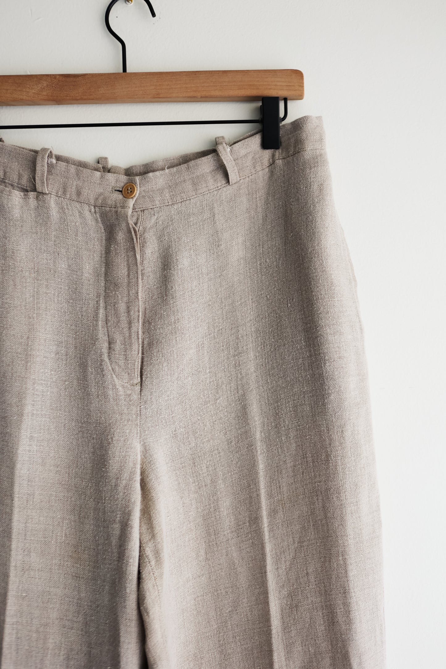 vintage linen trousers (M)