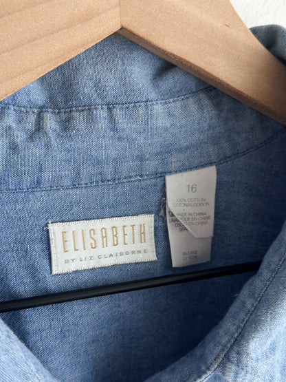 vintage chambray shirt (L)