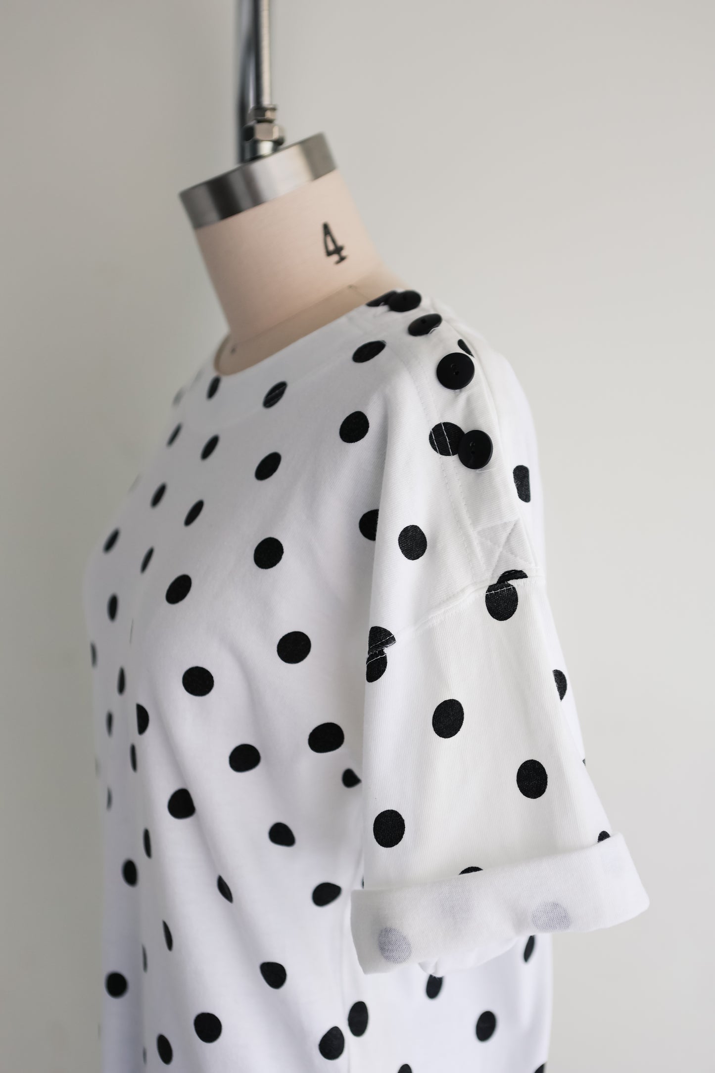 vintage polka dot tee (M)