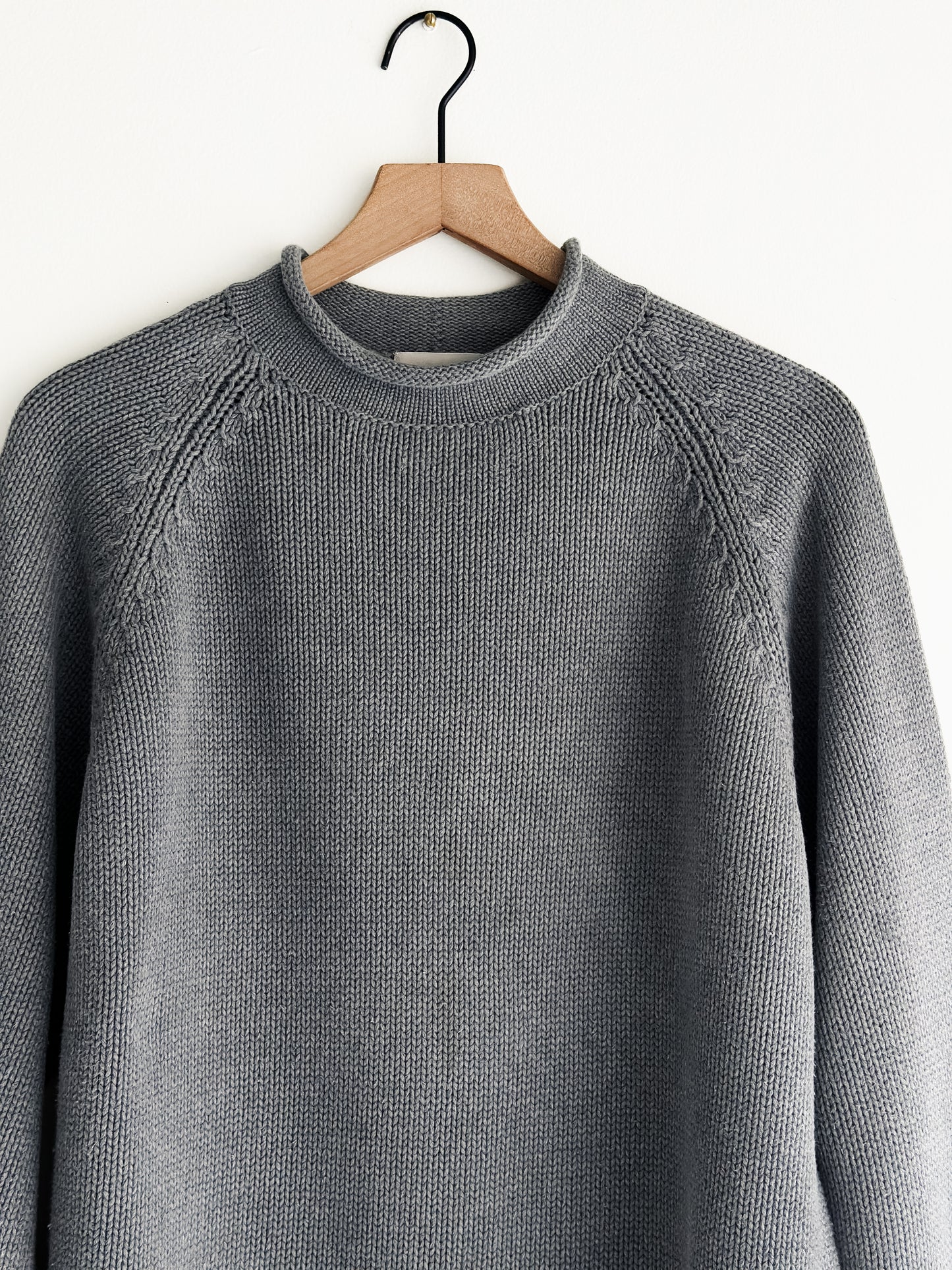 vintage J Crew rollneck cotton sweater (L)